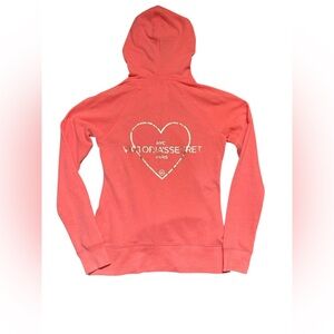 Victorias Secret RARE Supermodel Essentials Foil BLING Hoodie Paris New York XS